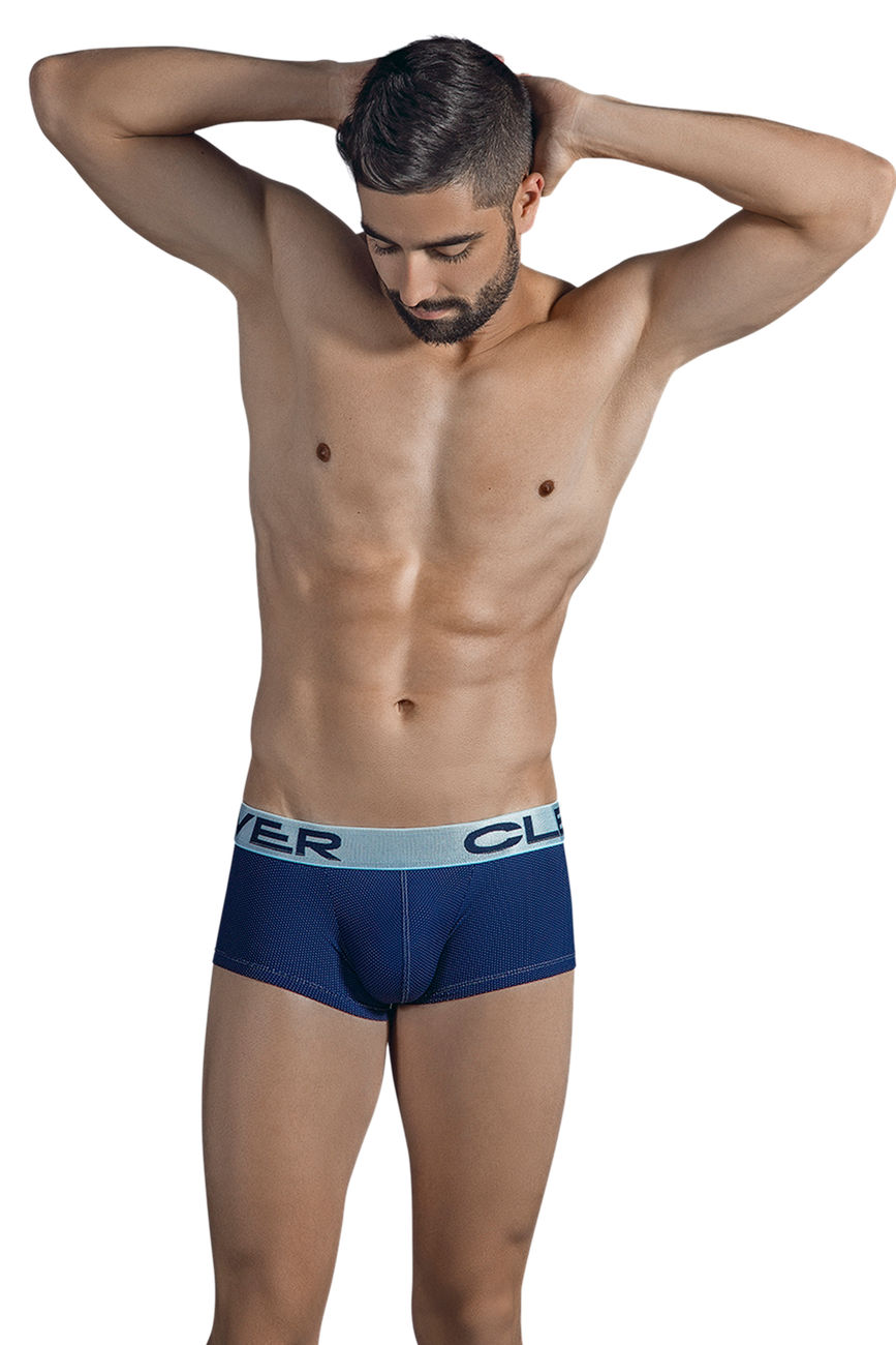 Snowy Boxer Briefs - Blue