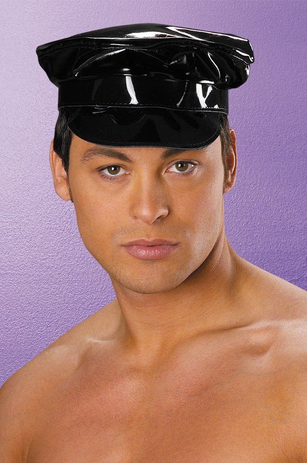 Vinyl Men's Biker Cap