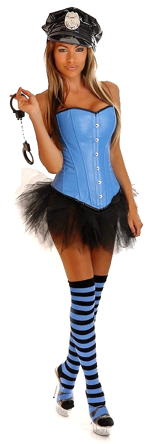 Pin-Up Cop 5 Piece Costume - Daisy-1904