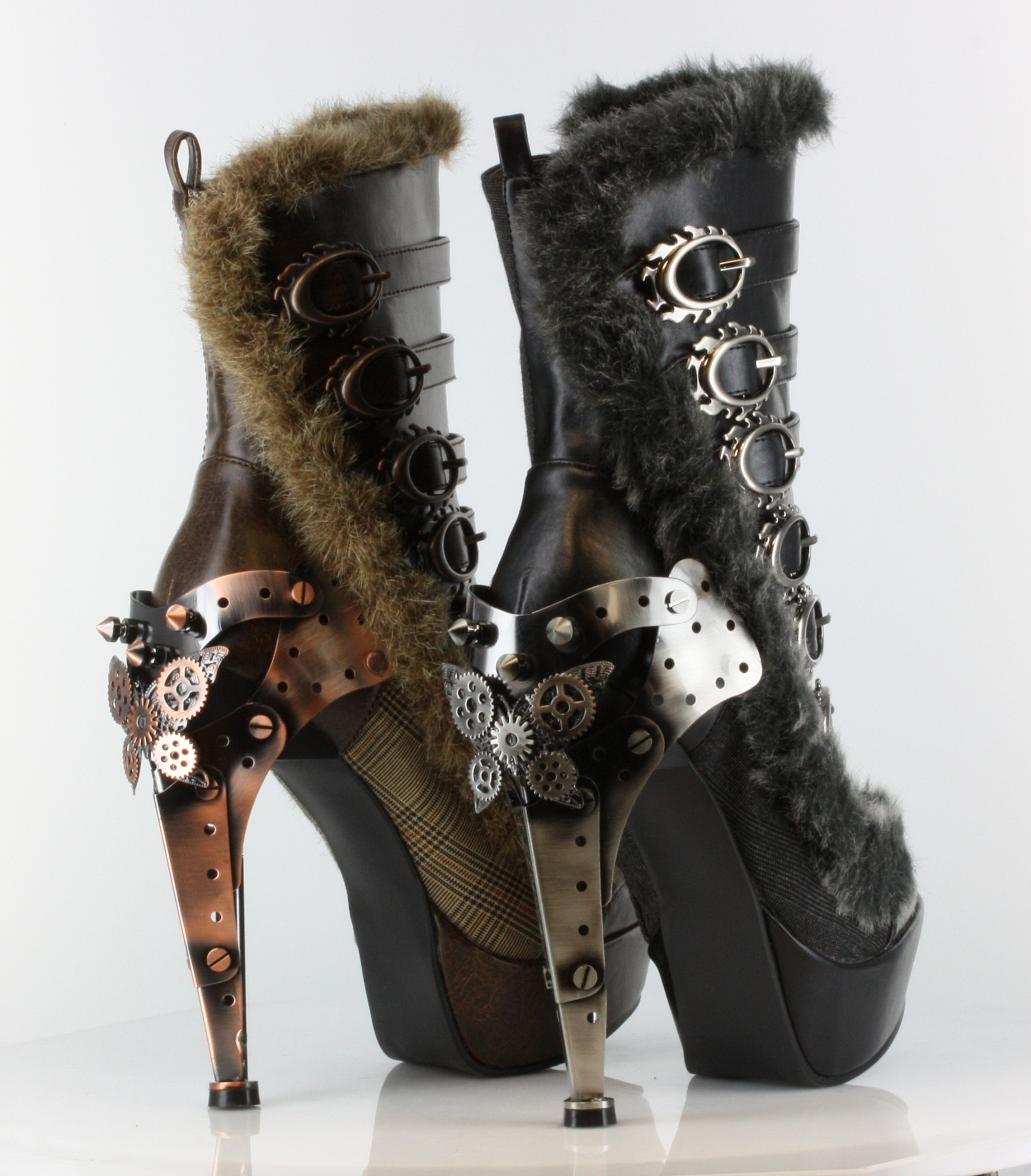 Polaro - Platform Steampunk Urban Boot