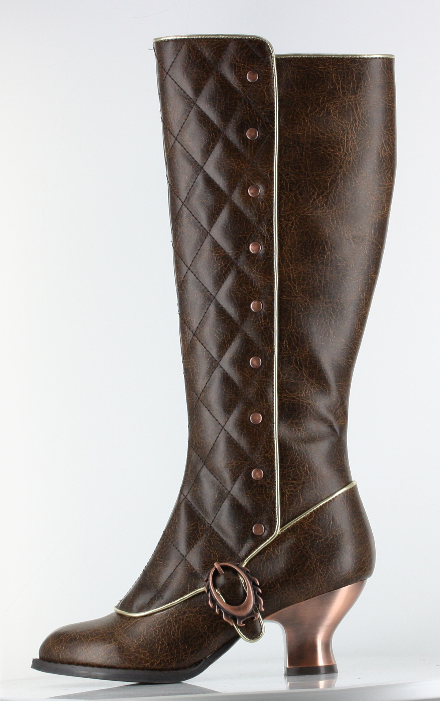 Victoriana - Steampunk Retro Knee Boot