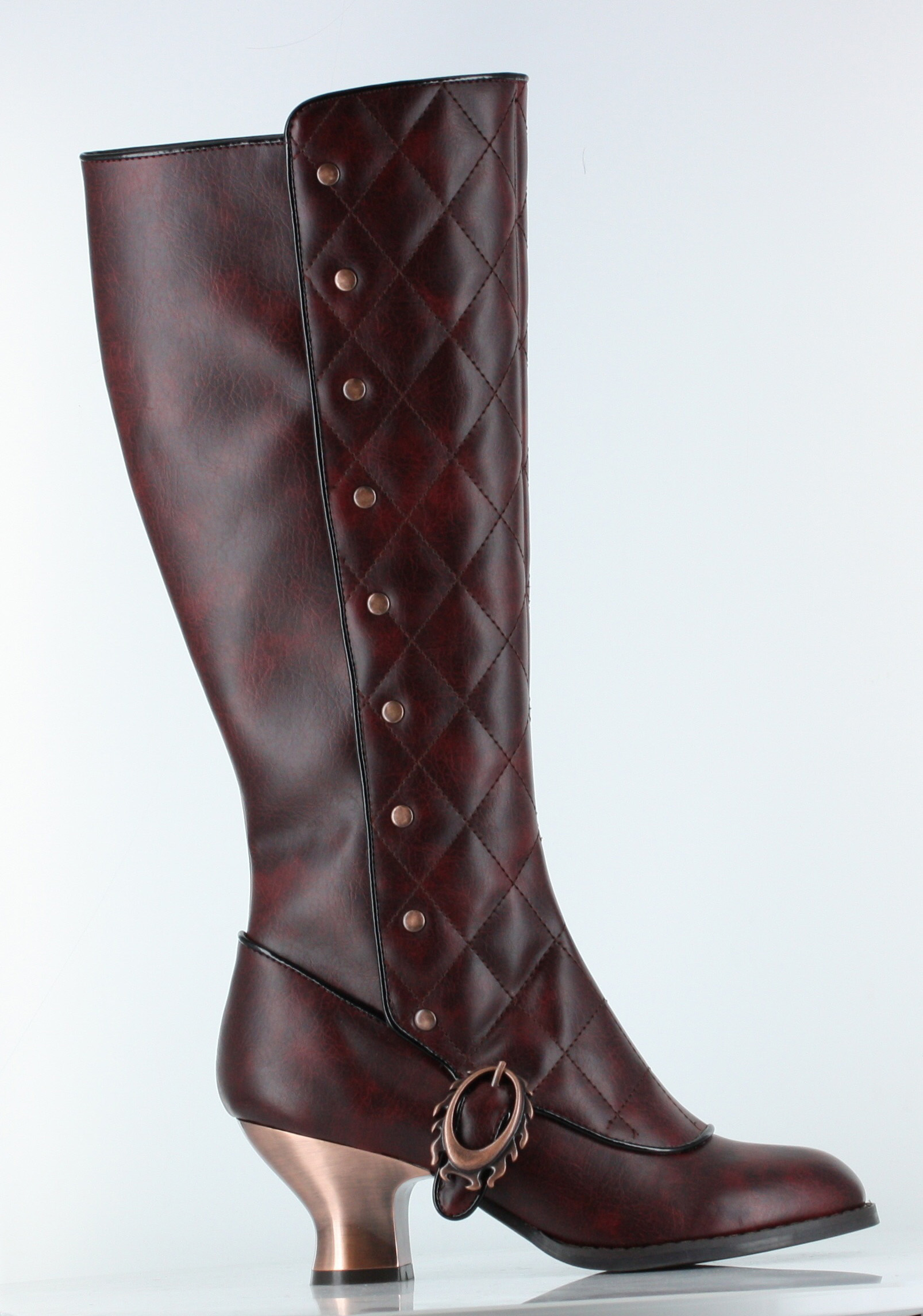 Victoriana - Steampunk Retro Knee Boot