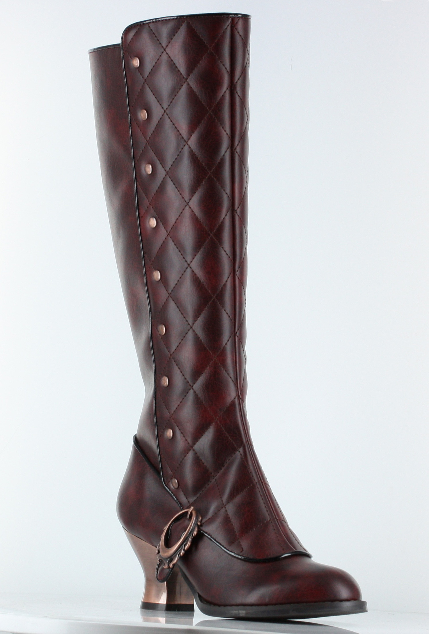 Victoriana - Steampunk Retro Knee Boot