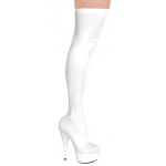 Fantasia - 6 Inch Platform Lycra Stocking Thigh Boot